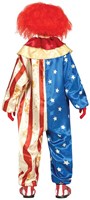 Kostuum Halloween Clown Patriot Kind (achterkant)