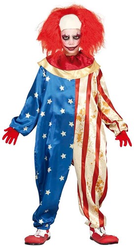 Kostuum Halloween Clown Patriot Kind