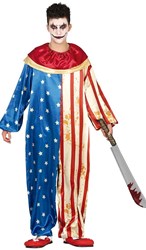 Tienerkostuum Halloween Clown Patriot 