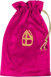 Strooizak Zwarte Piet Luxe Pink