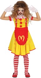 Halloween Jurkje Clown McKiller Meisje