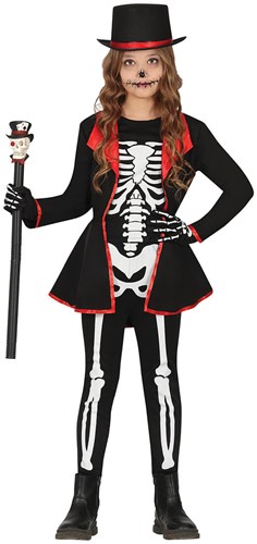 Skelet Kostuum Mrs. Bones Meisje