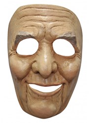 Gezichtsmasker Oude Man - Abraham (Latex)