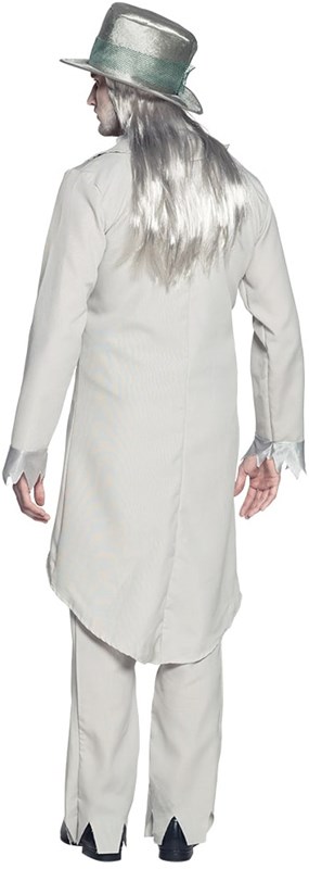 Halloween Kostuum Horror Bruidegom voor heren (achterkant)