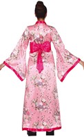 Kimono Roze Bloemen Dames (achterkant)