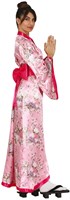 Kimono Roze Bloemen Dames (zijkant)