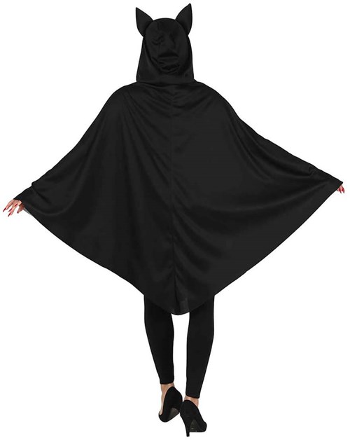 Halloween Poncho Black Cat (achterkant)