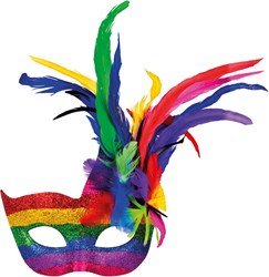 Oogmasker Rainbow Luxe