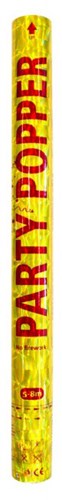 Party Popper Metallic Goud XL 