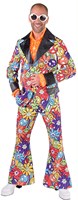 Heren Disco Kostuum Seventies Smiley Peace