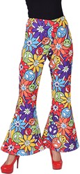 Dames Hippiebroek Smiley Peace