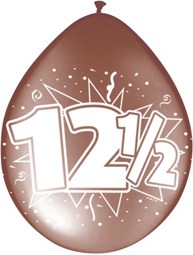 Ballonnen 12,5 jaar 8st