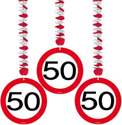 Hangdeco 50 jaar Verkeersbord