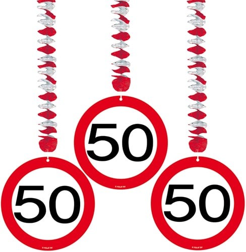 Hangdeco 50 jaar Verkeersbord