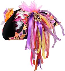 Carnavalshoed Driesteek Pink Luxe
