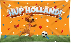 Gevelvlag XXL Oranje Loeki De Leeuw (150x90cm)