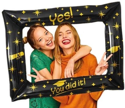 Folieballon Fotolijst Yes You Did It! (85x66cm)