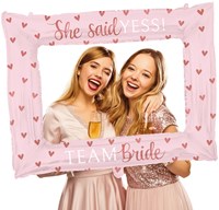 Folieballon Fotolijst Bride to Be (85x66cm) (voorbeeld)