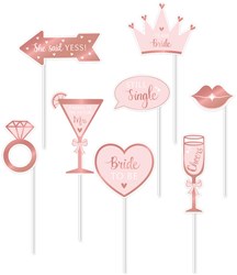 Photo Booth Props Bride to Be - 8st