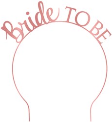 Diadeem Bride to Be Roze