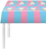 Tafelkleed Gender Reveal Boy or Girl 270x136cm