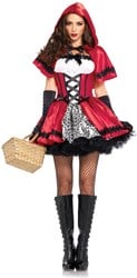 Jurkje Gothic Roodkapje voor dames
