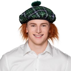 Schotse Muts Groen met haar