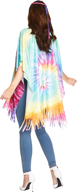 Hippie Poncho Tie-Dye-2