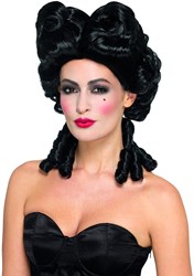 Gothic Barock Pruik Luxe Zwart