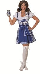Dirndl Brigitte Blauw 