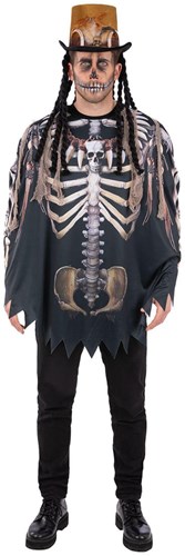 Halloween Poncho Voodoo Dokter