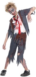 Halloweenkostuum Zombie Schooljongen 