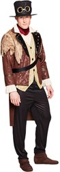 Kostuum Captain Steampunk voor heren