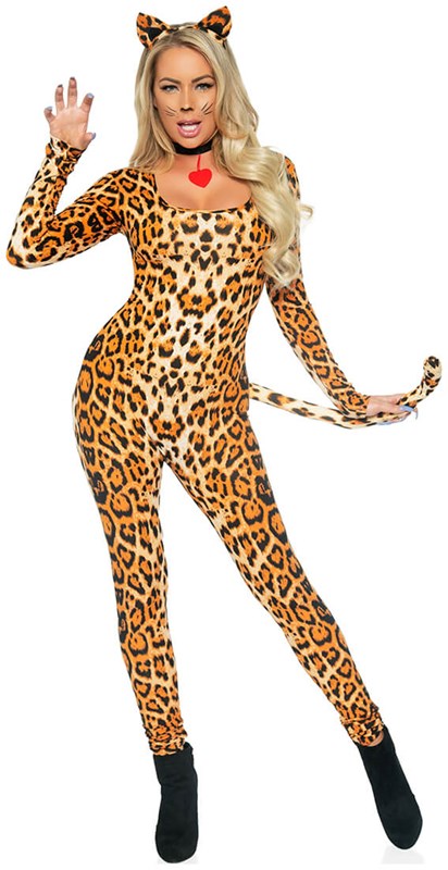 Dameskostuum Sexy Cougar 3dlg.