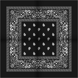 Zakdoek Zwart (54x54cm)