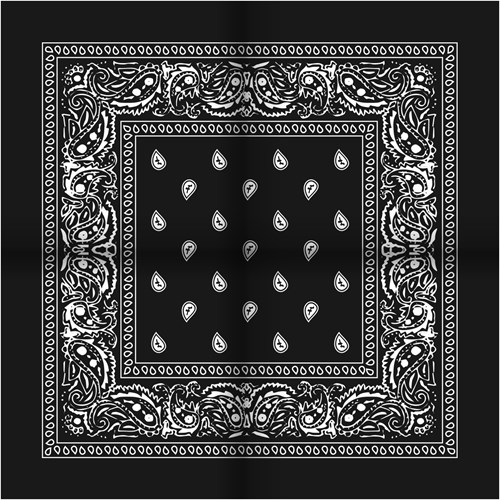 Zakdoek Zwart (54x54cm)