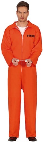 Kostuum Amerikaans Gevangene Oranje 