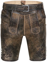 Geitenleer Lederhose Anastasio met Riem