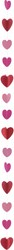 Ballonnenlint Hartjes Rood (2m)