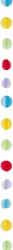 Ballonnenlint Rondjes Multi (2m)