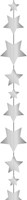 Ballonnenlint Sterretjes Zilver (2m)