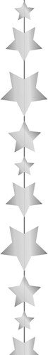 Ballonnenlint Sterretjes Zilver (2m)