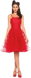 Dameskostuum Rockabilly Jurk Rood