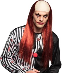 Pruik Killer Clown Bald