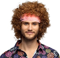 Hippie Pruik Heren Bruin
