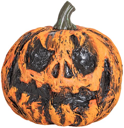 Halloween Pompoen met Licht - 21cm