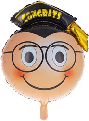 Folieballon Geslaagd Congrats (45cm)