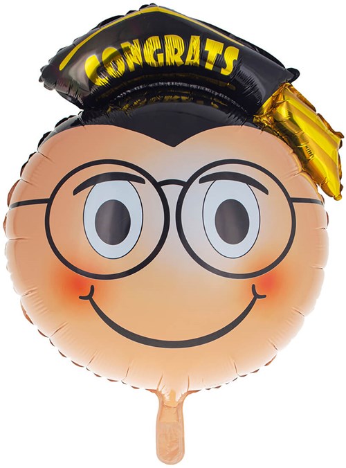 Folieballon Geslaagd Congrats (45cm)