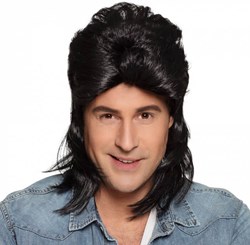 Heren Pruik Jimmy Zwart