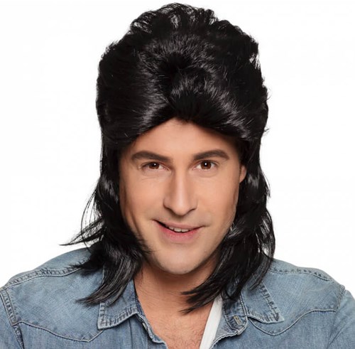 Heren Pruik Jimmy Zwart
